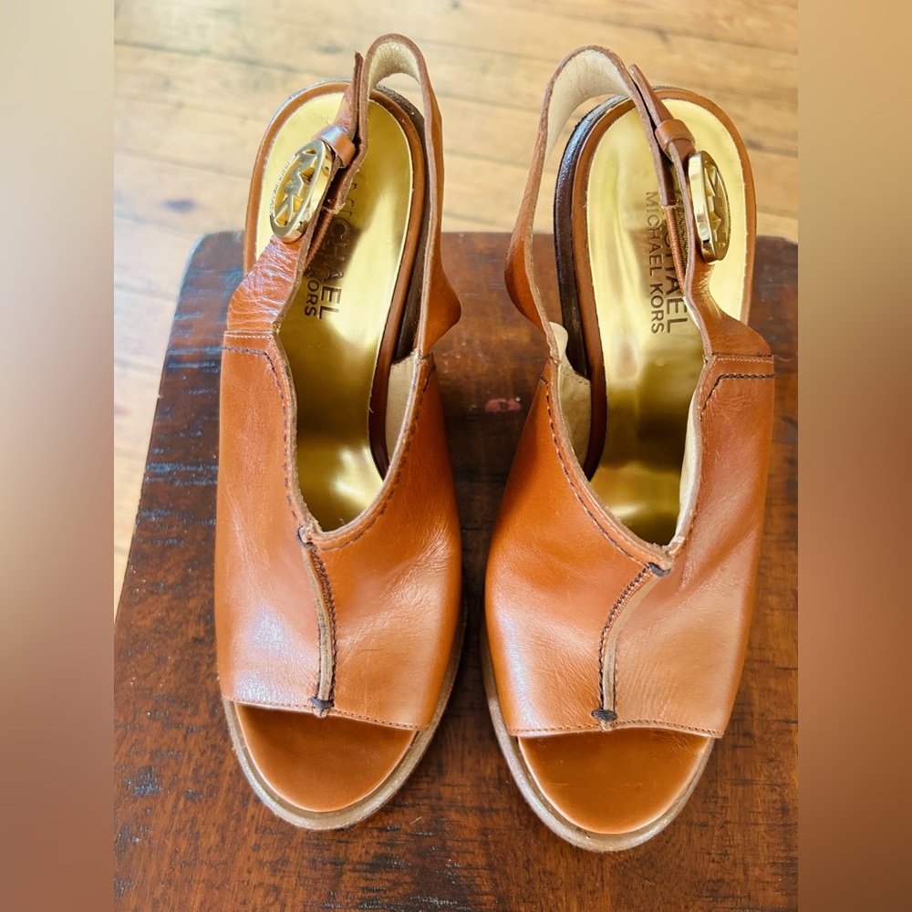Micheal Kors boho heels.